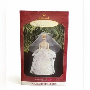 Barbie ornaments Hallmark wedding day Barbie ornament